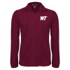 Thumbnail image for  Maroon Fleece Full Zip Jacket