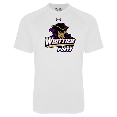  Under Armour White Tech Tee - Primary Mark
