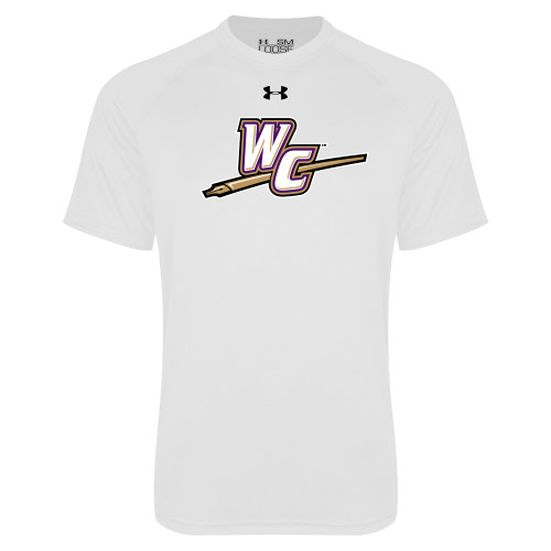  Under Armour White Tech Tee - WC with Pen