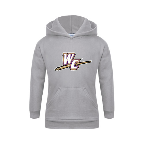  Youth Grey Fleece Hood - WC with Pen