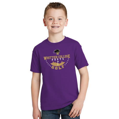  Youth Purple T Shirt - Golf