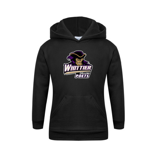  Youth Black Fleece Hoodie - Primary Mark