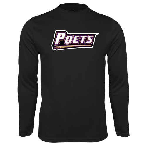  Black Performance Long Sleeve Shirt - Poets