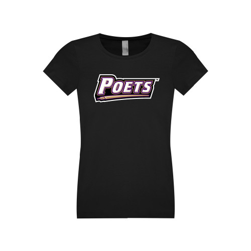  Next Level Girls Black Fashion Fit T Shirt - Poets