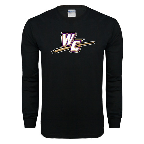  Black Long Sleeve T Shirt - WC with Pen
