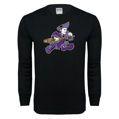  Black Long Sleeve T Shirt - Retro Poet