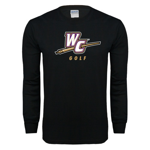  Black Long Sleeve T Shirt - Golf