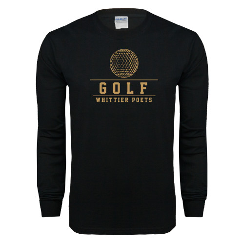  Black Long Sleeve T Shirt - Golf