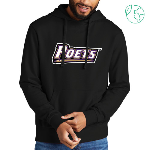  Allmade Black Organic French Terry Pullover Hoodie - Poets