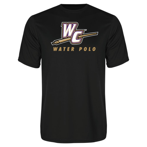  Black Performance Tee - Water Polo