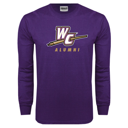  Purple Long Sleeve T Shirt - Alumni