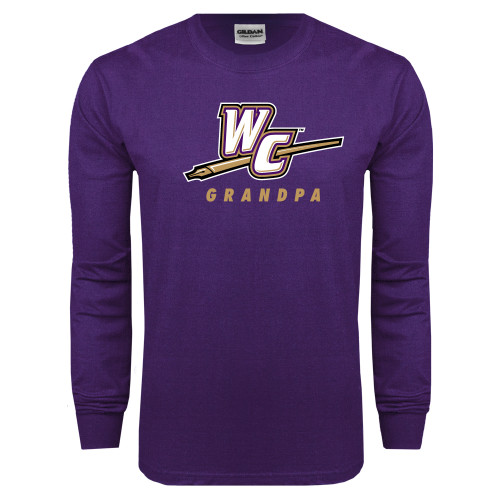  Purple Long Sleeve T Shirt - Grandpa