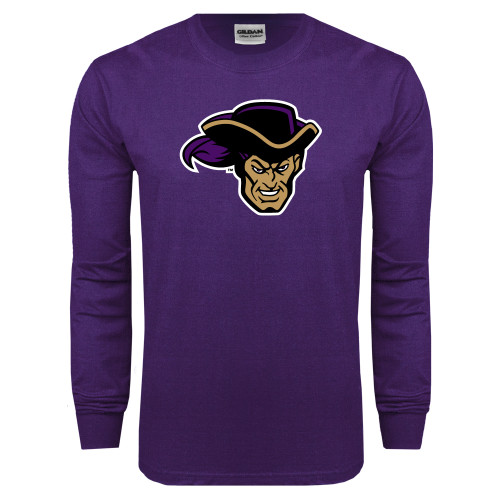  Purple Long Sleeve T Shirt - Poet Head