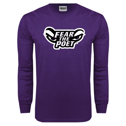  Purple Long Sleeve T Shirt - Fear the Poet