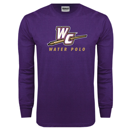  Purple Long Sleeve T Shirt - Water Polo