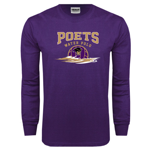  Purple Long Sleeve T Shirt - Water Polo