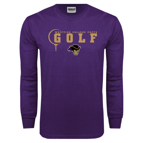  Purple Long Sleeve T Shirt - Golf
