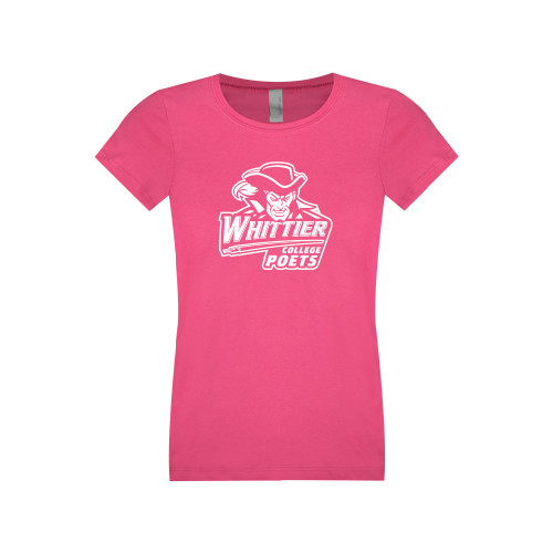  Next Level Girls Fuchsia Fashion Fit T Shirt - Primary Mark