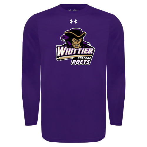  Under Armour Purple Long Sleeve Tech Tee - Primary Mark