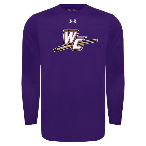  Under Armour Purple Long Sleeve Tech Tee - WC with Pen