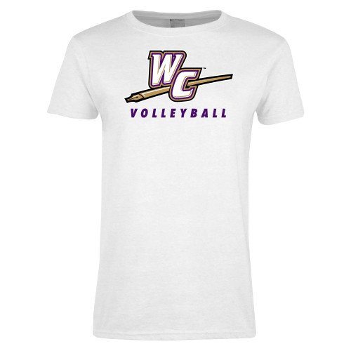 Main Image for  Womens White Short Sleeve Tee