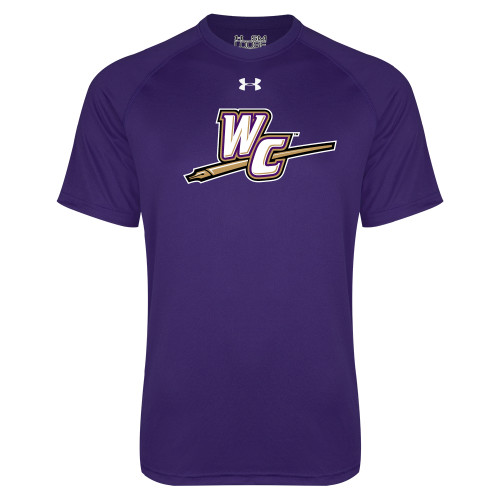  Under Armour Purple Tech Tee - WC with Pen