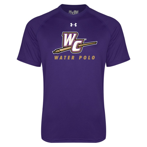  Under Armour Purple Tech Tee - Water Polo