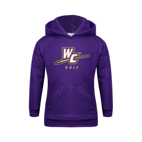  Youth Purple Fleece Hoodie - Golf