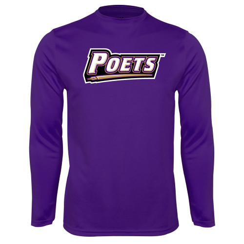  Purple Performance Long Sleeve Shirt - Poets