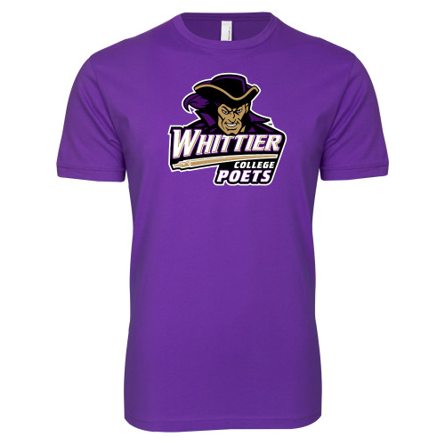  Next Level Purple SoftStyle T Shirt - Primary Mark