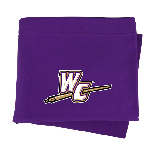  Purple Sweatshirt Blanket - WC with Pen