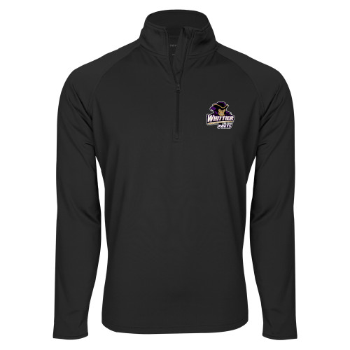  Sport Tek Black Sport Wick Stretch 1/2 Zip Pullover - Primary Mark