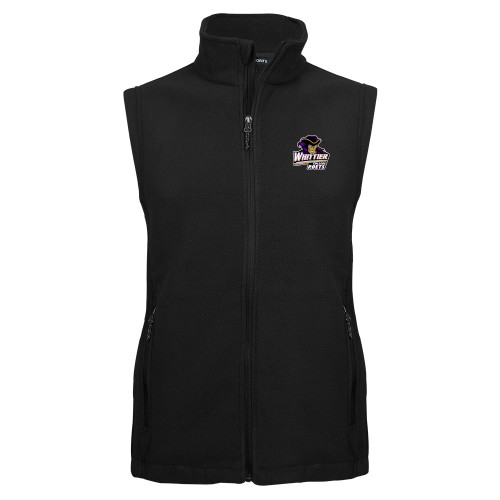  Black Fleece Full Zip Vest - Primary Mark