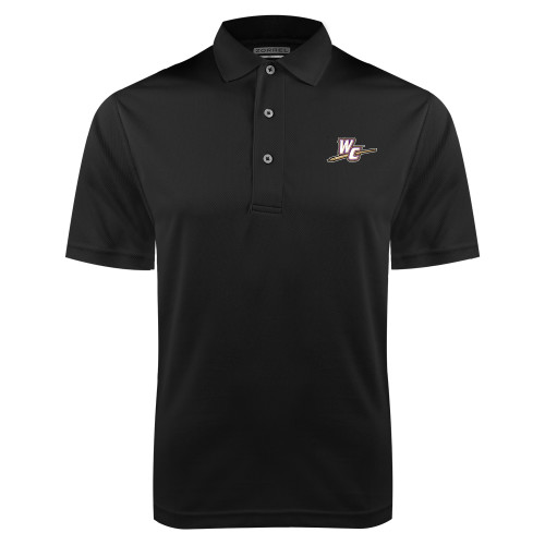  Black Dry Mesh Polo - WC with Pen