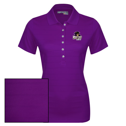  Callaway Womens Purple Opti Vent Polo - Primary Mark