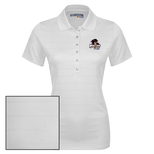  Callaway Womens White Opti Vent Polo - Primary Mark