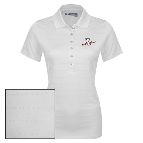  Callaway Womens White Opti Vent Polo - WC with Pen