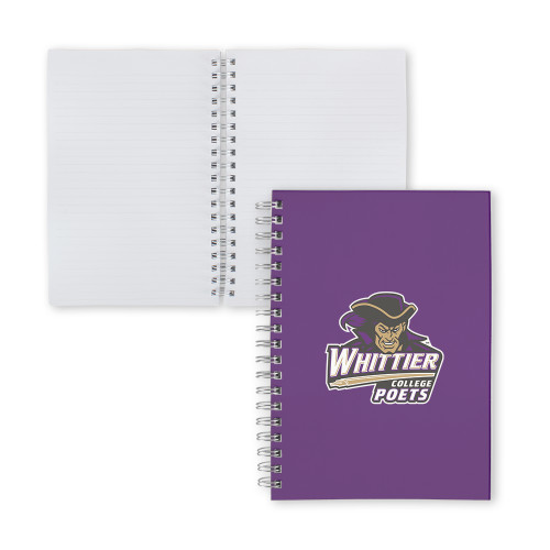  Clear 7 x 10 Spiral Journal Notebook - Primary Mark