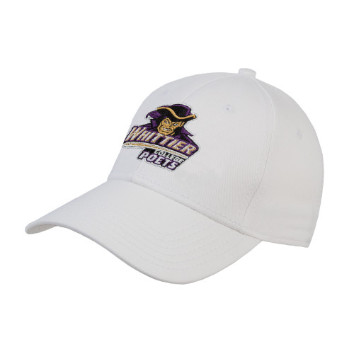 Whittier White Structured Adjustable Pro Style Hat