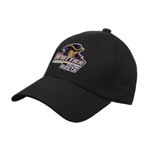  Black Structured Adjustable Pro Style Hat - Primary Mark