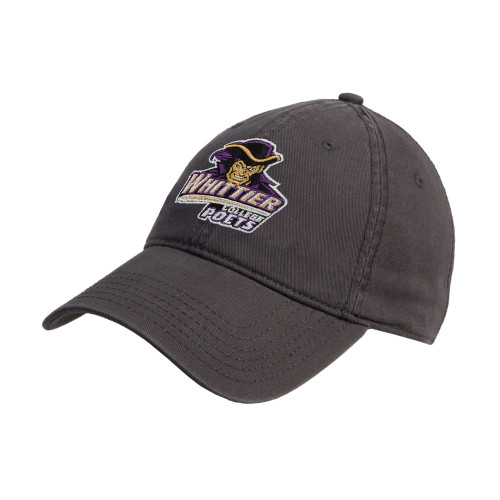  Charcoal Unstructured Adjustable Low Profile Hat - Primary Mark