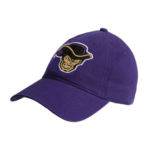  Purple Unstructured Adjustable Low Profile Hat - Poet Head