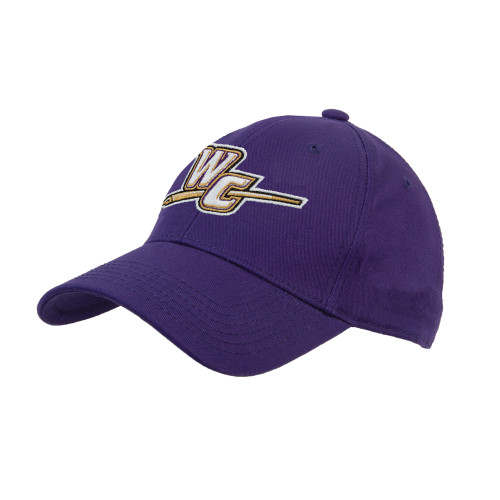  Purple Structured Adjustable Pro Style Hat - WC with Pen
