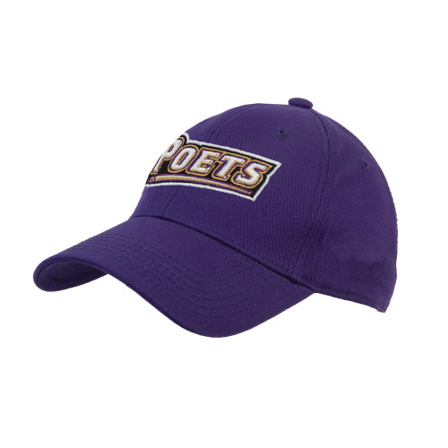  Purple Structured Adjustable Pro Style Hat - Poets