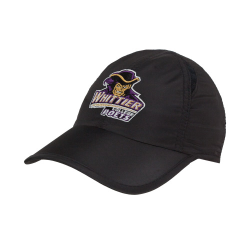  Womens Black Performance Cap - Primary Mark