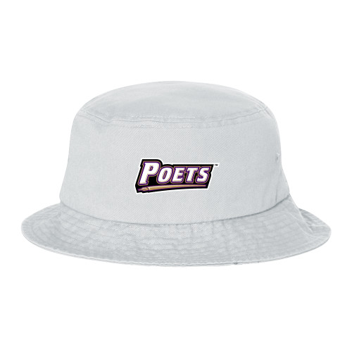  Sportsman White Bucket Hat - Poets