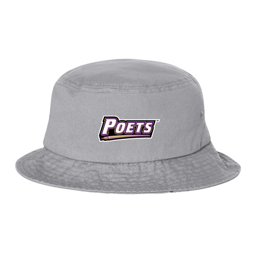  Sportsman Grey Bucket Hat - Poets