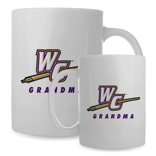  Full Color White Mug 15oz - Grandma
