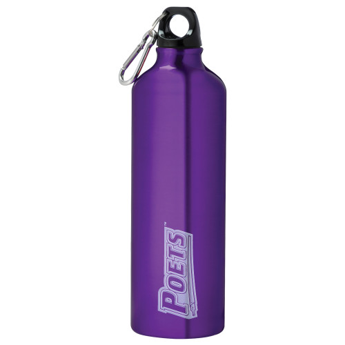  Venture Aluminum Purple Bike Bottle 26oz - Poets Engraved