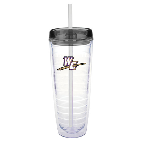  Tritan Double Wall Tumbler w/Charcoal Top 26oz - WC with Pen